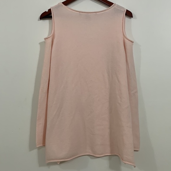 FRENCH CONNECTION size M pink off-the-could shoulder sweater blouse, a loose - Picture 5 of 10
